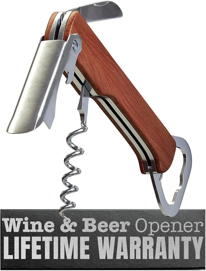 Bottle Opener Professional Stainless Steel Beer Corkscrew